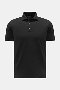 Fedeli Jersey-Poloshirt 'Zero' schwarz