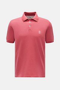 Brunello Cucinelli Poloshirt hellrot