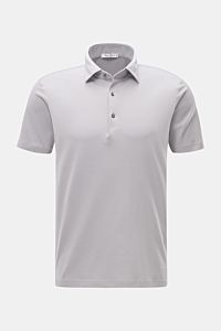 Stefan Brandt Jersey-Poloshirt 'Luca' hellgrau