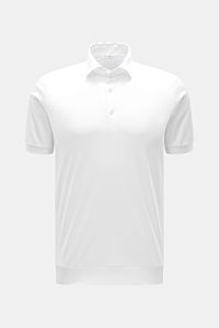 Stefan Brandt Jersey-Poloshirt 'Luca' weiß