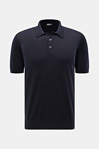 BRAUN Hamburg Kurzarm-Strickpolo dark navy