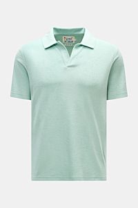 MC2 Saint Barth Frottee-Poloshirt 'Jeremy' mintgrün