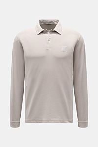 Stone Island Longsleeve-Poloshirt 'Ghost Piece' grau
