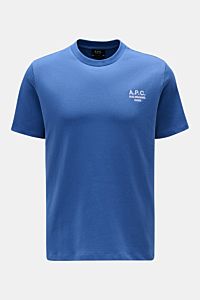 A.P.C. Rundhals-T-Shirt 'Standard Rue Madame' blau