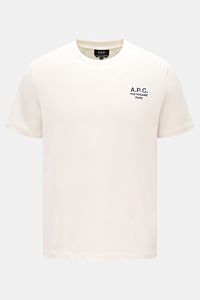 A.P.C. Crew neck T-shirt 'Standard Rue Madame' off-white