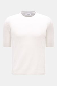 Lardini Kurzarmpullover offwhite