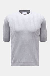 Lardini Kurzarmpullover rauchblau