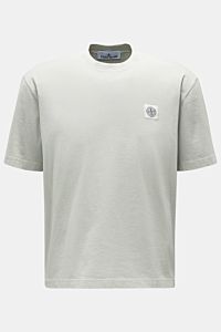 Stone Island Rundhals-T-Shirt hellgrau