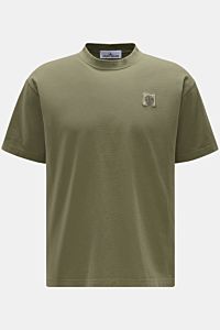 Stone Island T-shirt 'Dyed Regular Fit' olive