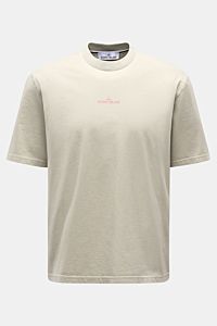 Stone Island Rundhals-T-Shirt hellgrau