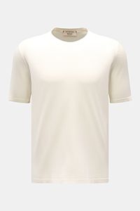 Fioroni Rundhals-T-Shirt offwhite