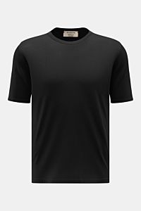 Fioroni Rundhals-T-Shirt schwarz