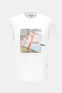 Jacob Cohen Rundhals-T-Shirt 'Resort' weiß