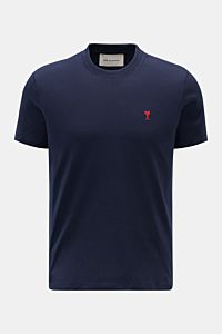 Ami Paris Rundhals-T-Shirt navy