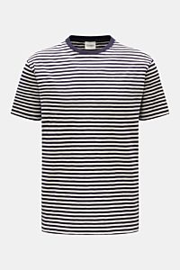 Closed Crew neck T-shirt dark navy/off-white striped