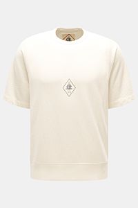 C.P. Company Crew neck short sleeve sweatshirt cream