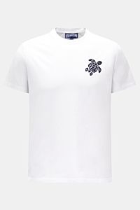Vilebrequin Rundhals-T-Shirt 'Partisol' weiß