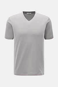 Stefan Brandt V-Neck T-Shirt 'Adam' taupe
