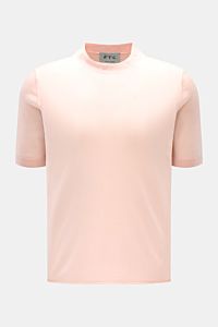 FTC Kurzarm-Rundhalspullover rosé