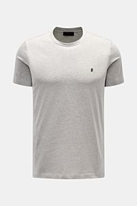 Dondup Rundhals-T-Shirt hellgrau