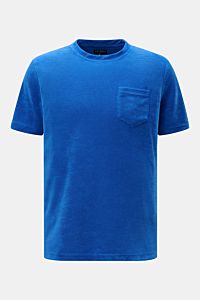 Zeybra Portofino 1962 Frottee Rundhals-T-Shirt 'Spugna' blau