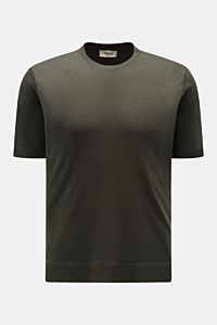 Altea Kurzarmpullover 'Cecil' dunkelgrün