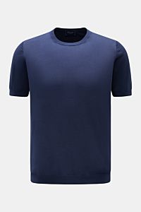 Drumohr Short sleeve jumper dark blue