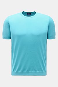 Drumohr Kurzarmpullover blau