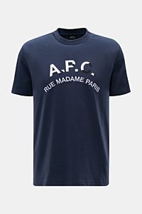 A.P.C. Rundhals-T-Shirt navy
