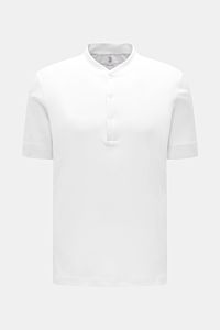 Brunello Cucinelli Henley-Shirt weiß