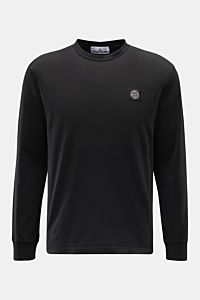 Stone Island Rundhals-Longsleeve 'Basic Cotton' schwarz