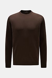 Filippo de Laurentiis Crew neck jumper dark brown