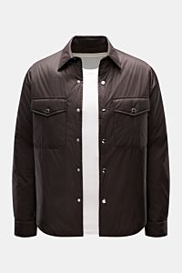 Windsor Overshirt 'Paride' dark brown