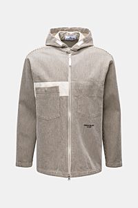 Stone Island Jacke 'Marina' navy/beige gestreift