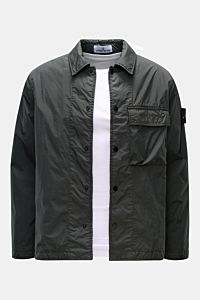 Stone Island Overshirt 'Crinkle Reps' dunkelgrau
