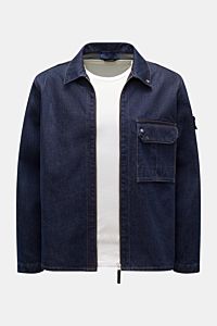 Stone Island Denim overshirt navy