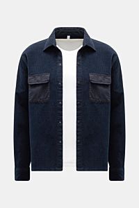 04651/ A trip in a bag Cord-Overshirt navy