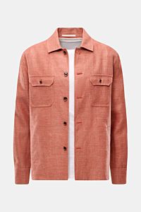 Stile Latino Overshirt 'Gu Texas' orange mottled