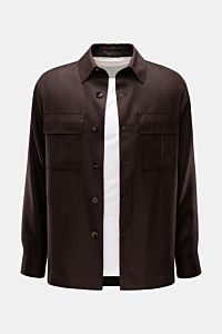 Agnona Overshirt dunkelbraun