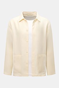 04651/ A trip in a bag Overshirt 'Linen Jacket' creme