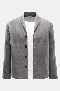 04651/ A trip in a bag Overshirt dunkelgrau meliert