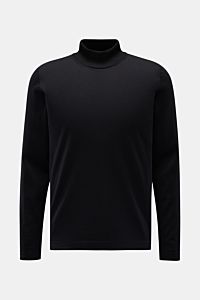 04651/ A trip in a bag Turtleneck jumper 'Merino' black