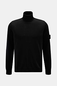 Stone Island Turtleneck jumper 'Ghost Piece' black
