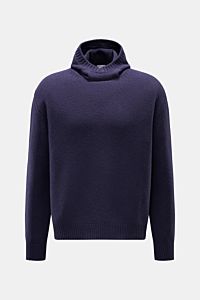 04651/ A trip in a bag Hooded jumper dark blue