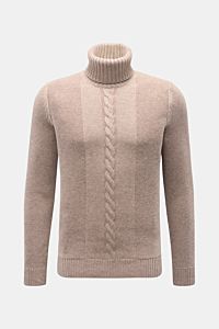 von Braun Cashmere Rollkragenpullover beige