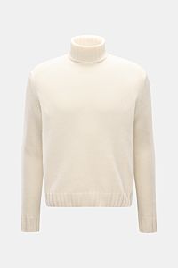 04651/ A trip in a bag Cashmere Rollkragenpullover creme