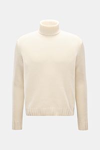 04651/ A trip in a bag Cashmere Rollkragenpullover creme