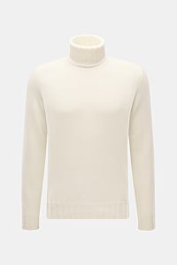 Fioroni Cashmere Rundhalspullover creme