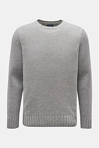 Drumohr LUXURY 4G Middle crew neck cashmere knit D4K103 4ゲージ ミドルゲージ クルーネック カシミア ニット イタリア メンズ Drumohr Blue Extra Fine Merino Wool Crewneck Sweater - EU 44