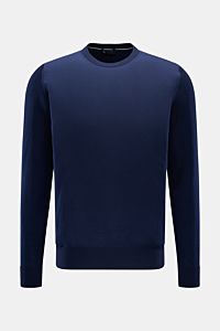 Colombo Cashmere Feinstrick-Pullover dunkelblau